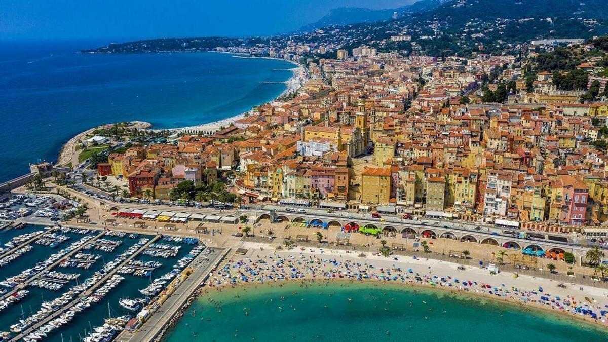 Appartement Moderne Refait A Neuf - 4 Couchages - Menton Bagian luar foto